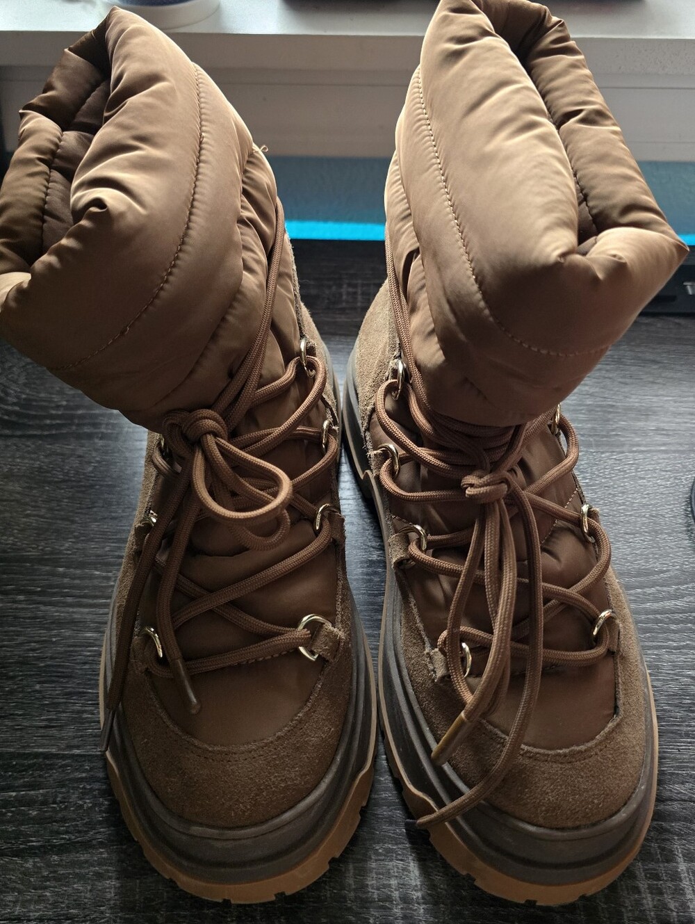 ZARA Puffer Winter Boots